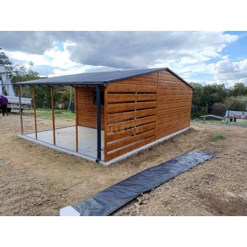 Garaż blaszany 5x6m + wiata 4m Brama uchylna... - Garaże i wiaty - Tarnów - zdjęcie 8