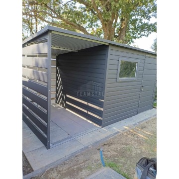 Schowek domek ogrodowy 3x2,5m + wiata 1,5m drzwi... - Altany, domki, namioty - Katowice - zdjęcie 2
