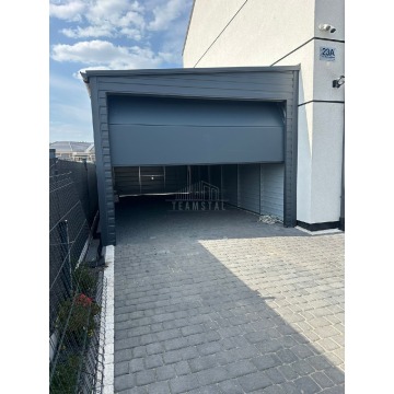 Garaż Blaszany 4x6m - Brama Segmentowa - Antracyt... - Garaże i wiaty - Piła - zdjęcie 9