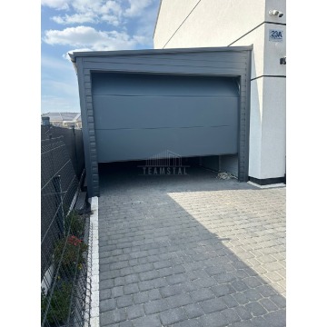 Garaż Blaszany 4x6m - Brama Segmentowa - Antracyt... - Garaże i wiaty - Piła - zdjęcie 4