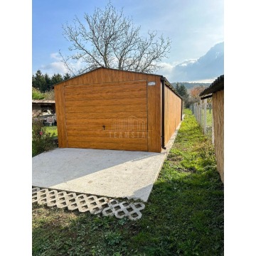 Garaż blaszany 4x12m brama uchylna drzwi 2x okno... - Garaże i wiaty - Białystok - zdjęcie 10