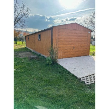 Garaż blaszany 4x12m brama uchylna drzwi 2x okno... - Garaże i wiaty - Białystok - zdjęcie 3