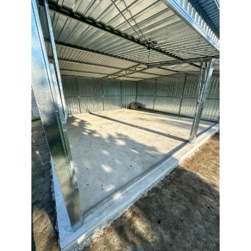 Garaż blaszany 6x6m 2x brama uchylna 2x okno... - Garaże i wiaty - Inowrocław - zdjęcie 2