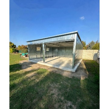 Garaż blaszany 6x6m 2x brama uchylna 2x okno... - Garaże i wiaty - Inowrocław - zdjęcie 3