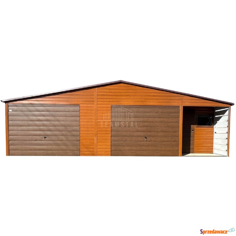 Garaż Blaszany 10x6m + Wnęka 2x1m- 2x Brama U... - Garaże i wiaty - Koszalin