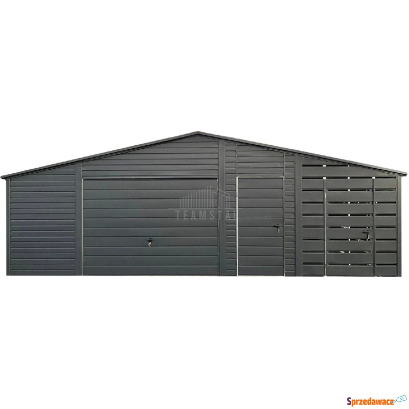 Garaż Blaszany 6x5m  + Wiata 2x5 Brama uchylna... - Garaże i wiaty - Toruń