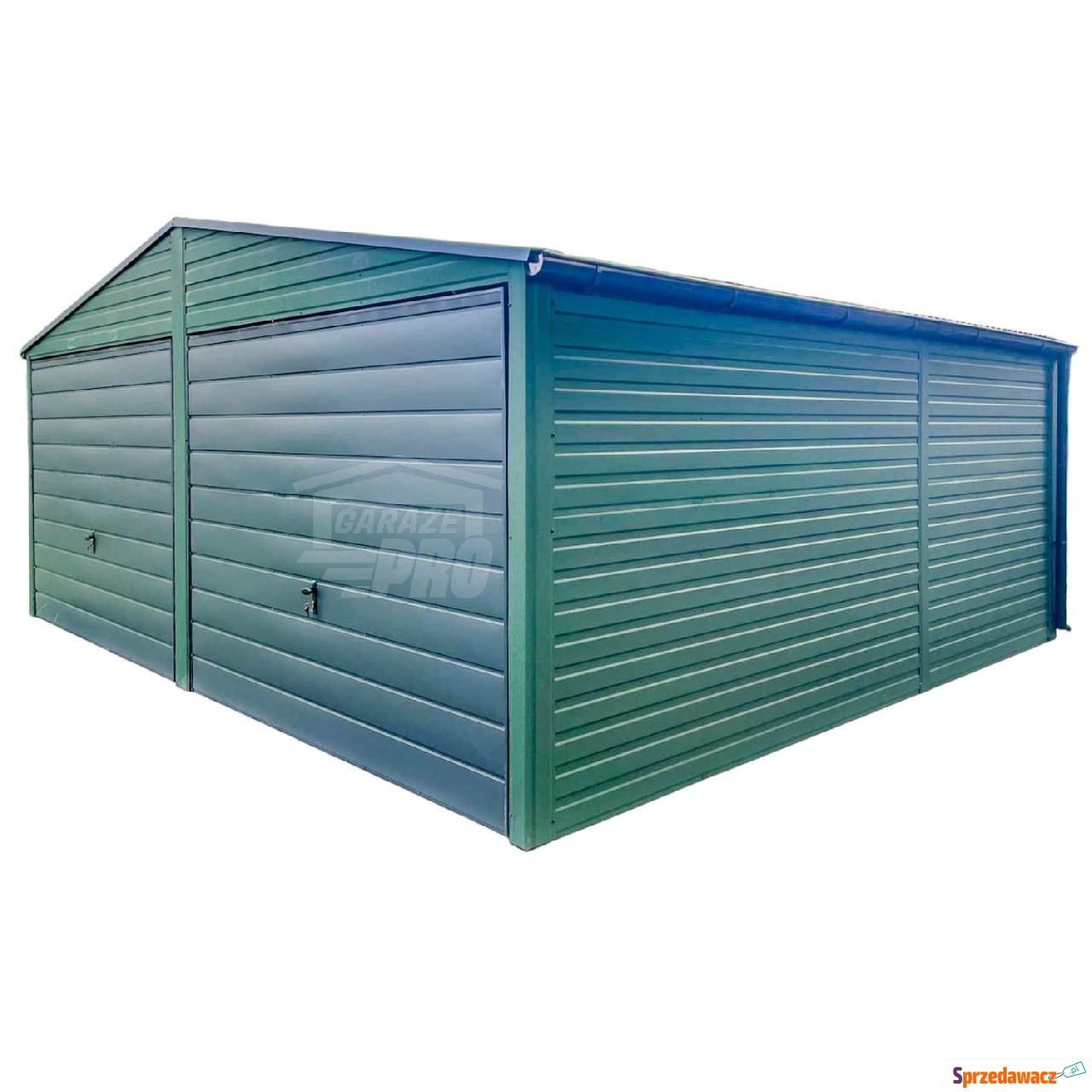 Garaż Blaszany 6x6m 2x Bramy u...