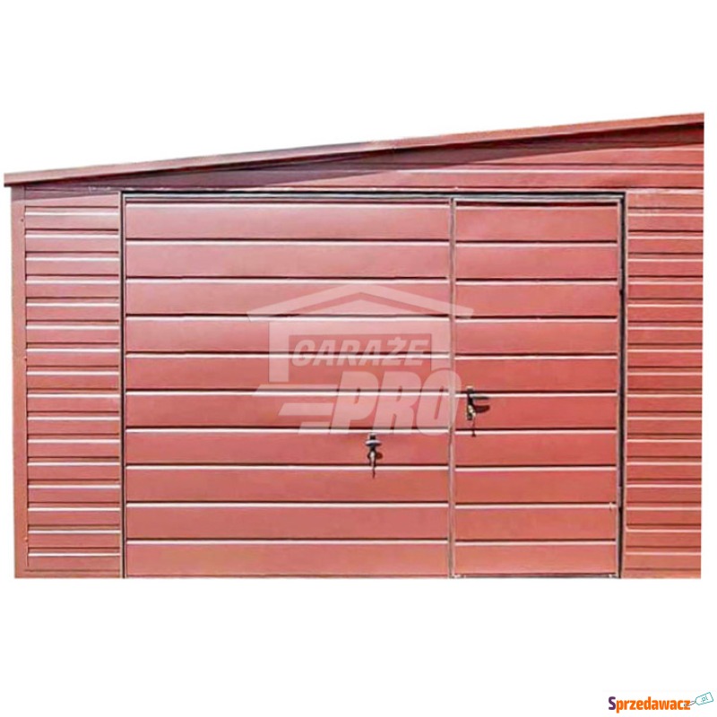 Garaż Blaszany 4,5x7m Brama uc...