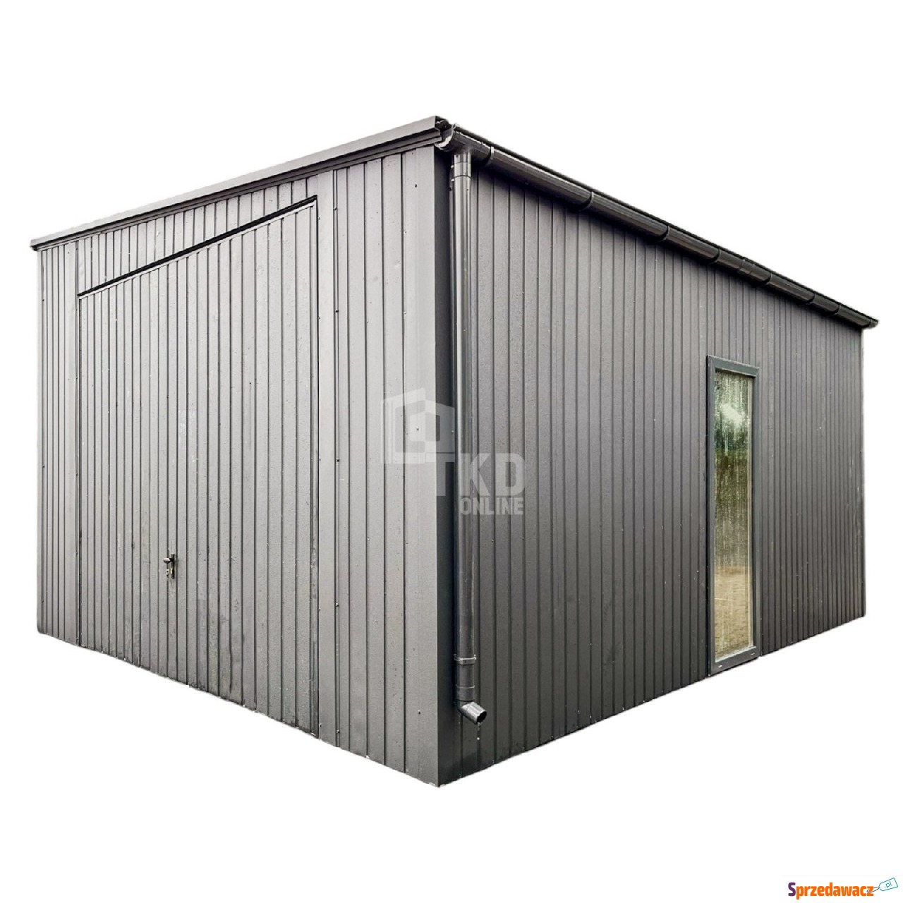 Garaż Blaszany 5x6m Brama dwus...