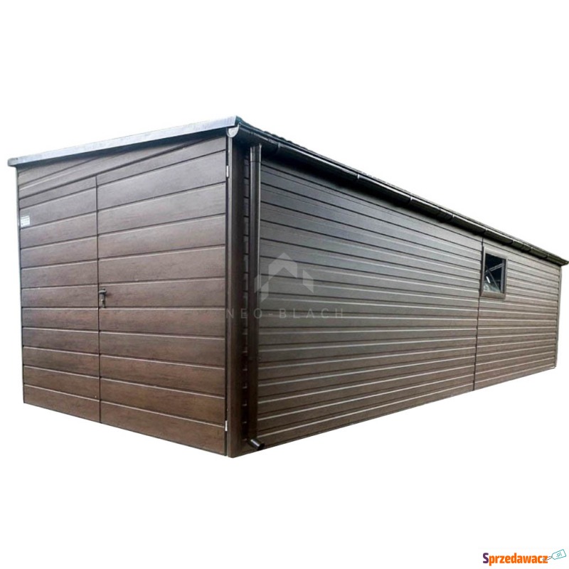 Garaż Blaszany 3x9m Brama Dwus...