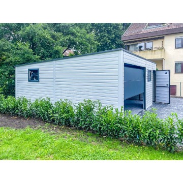 Garaż Blaszany 6,5x6m Brama Segmentowa 3x Okno... - Garaże i wiaty - Pabianice - zdjęcie 2