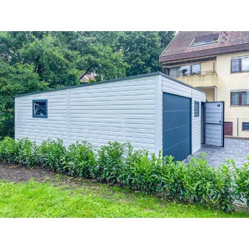 Garaż Blaszany 6,5x6m Brama Segmentowa 3x Okno... - Garaże i wiaty - Pabianice - zdjęcie 3