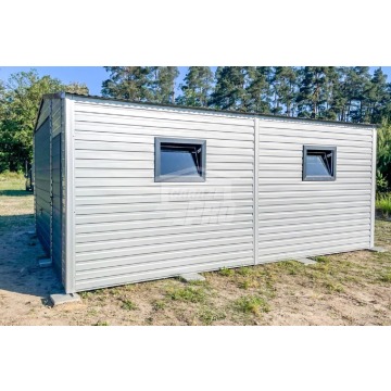 Garaż Blaszany 5,5x6m Brama Uchylna Drzwi 2x Okno... - Garaże i wiaty - Mysłowice - zdjęcie 3