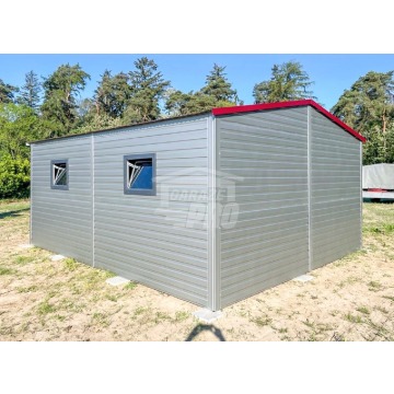 Garaż Blaszany 5,5x6m Brama Uchylna Drzwi 2x Okno... - Garaże i wiaty - Mysłowice - zdjęcie 5