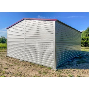 Garaż Blaszany 5x6m Brama Uchylna Drzwi 2x Okno... - Garaże i wiaty - Kielce - zdjęcie 5