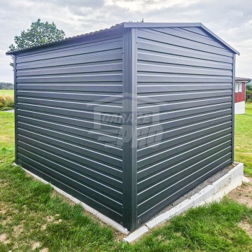 Schowek - Domek ogrodowy 3x3m - drzwi - antracyt... - Altany, domki, namioty - Toruń - zdjęcie 5