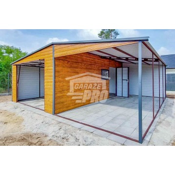 Garaż Blaszany 4x6m + Wiata 4x6m Brama Uchylna... - Garaże i wiaty - Malbork - zdjęcie 8