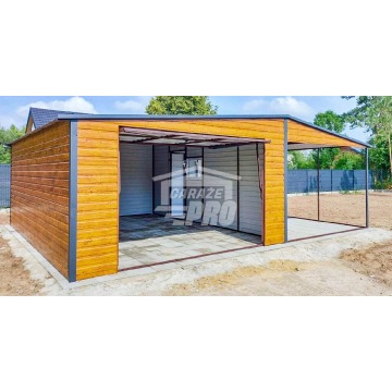 Garaż Blaszany 4x6m + Wiata 4x6m Brama Uchylna... - Garaże i wiaty - Malbork - zdjęcie 6