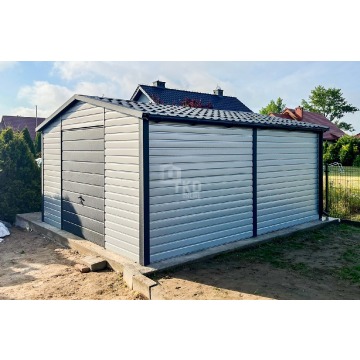 Garaż BlaszanySchowek  4,5x5m Brama uchylna A... - Garaże i wiaty - Jastrowie - zdjęcie 5