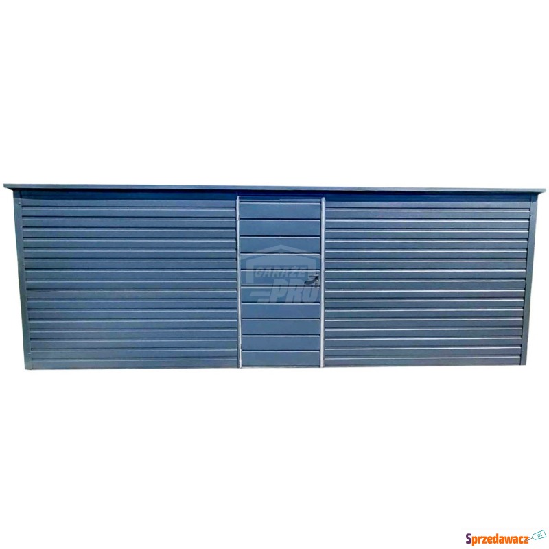 Schowek - Domek Ogrodowy 6x3m - Drzwi - Antracyt... - Altany, domki, namioty - Szczecin