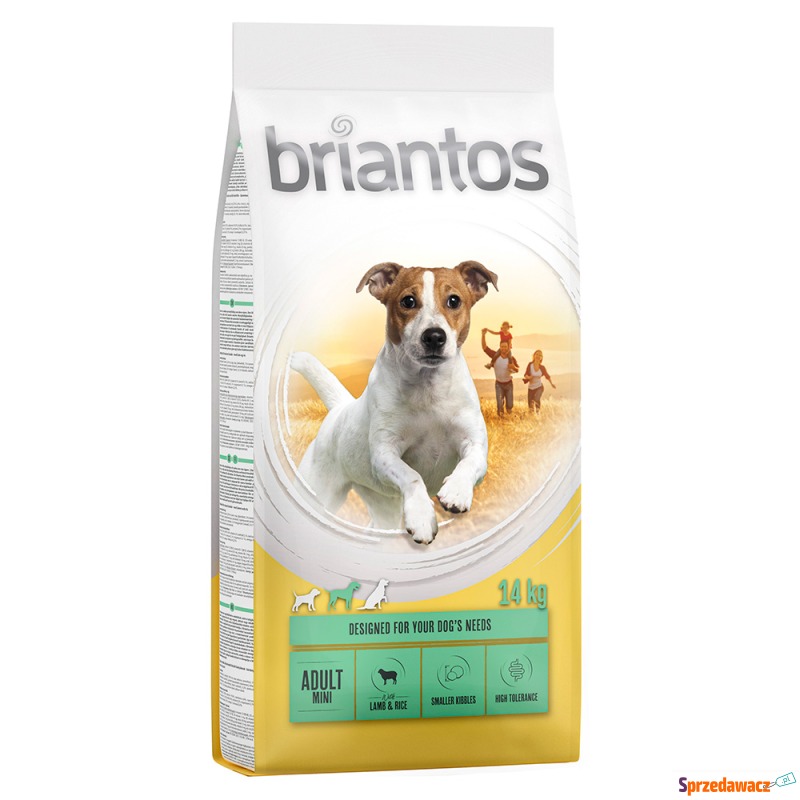 Dwupak Briantos - Adult Mini, jagnięcina & ryż,... - Karmy dla psów - Gdańsk