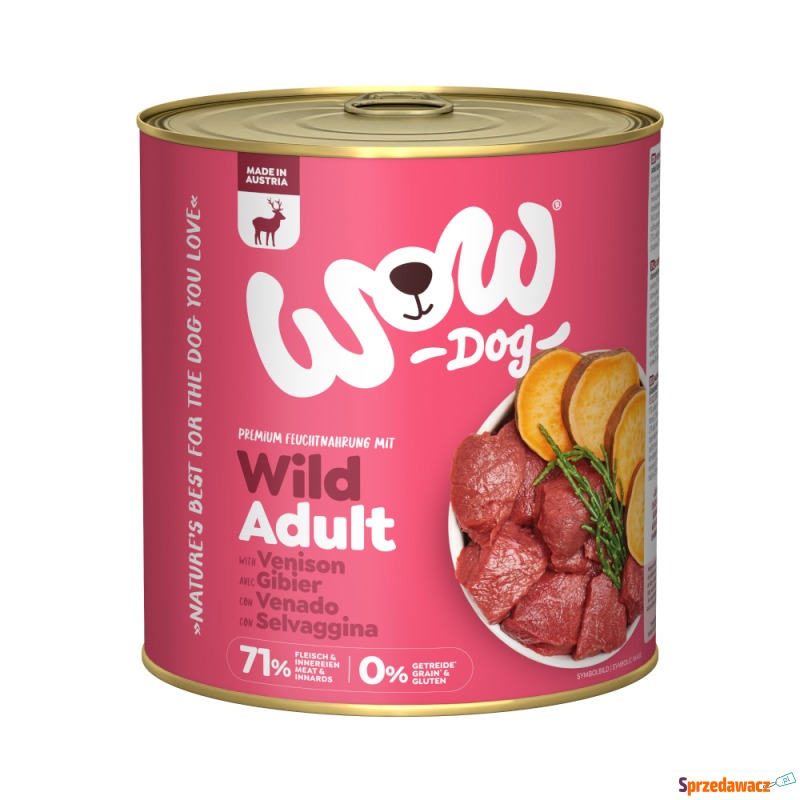 WOW Adult 6 x 800 g - Dziczyzna