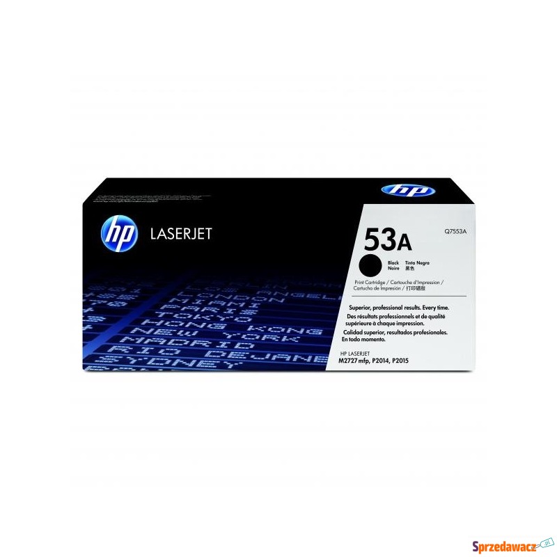 HP oryginalny toner Q7553A, black, 3000s, 53A,... - Tusze, tonery - Warszawa