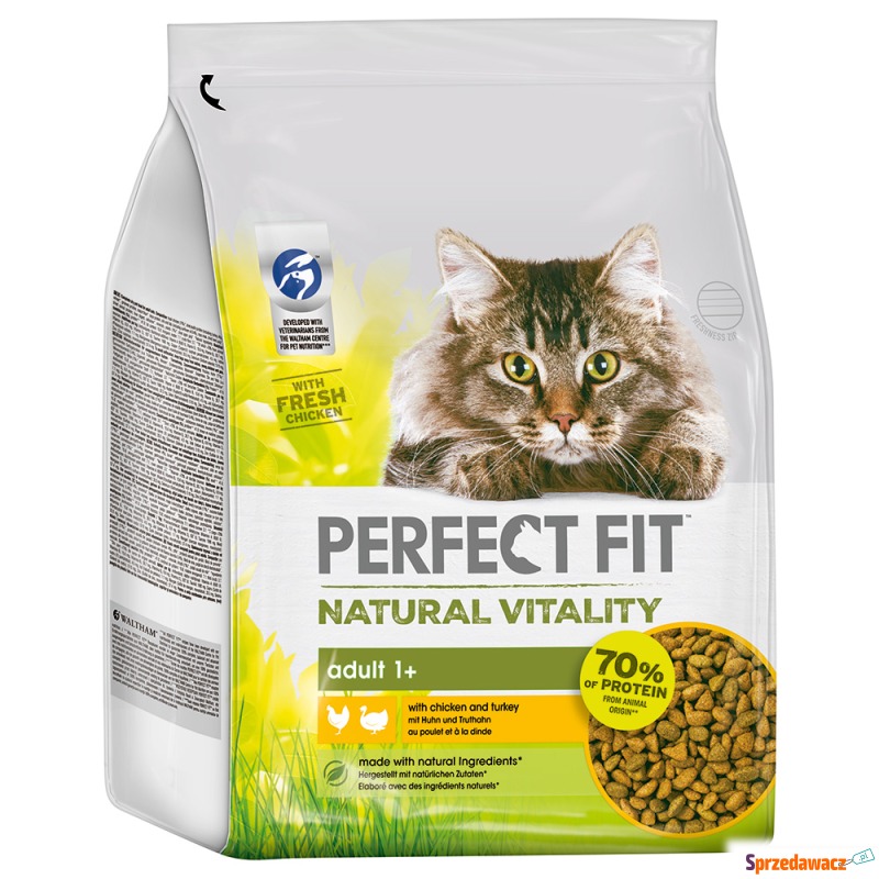 Perfect Fit Natural Vitality Adult 1+, kurczak... - Karmy dla kotów - Będzin