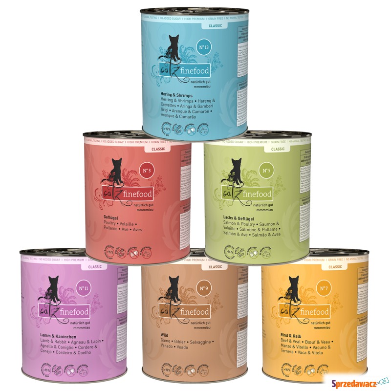 Pakiet próbny catz finefood, 6 x 800 g - Pakiet... - Karmy dla kotów - Rybnik