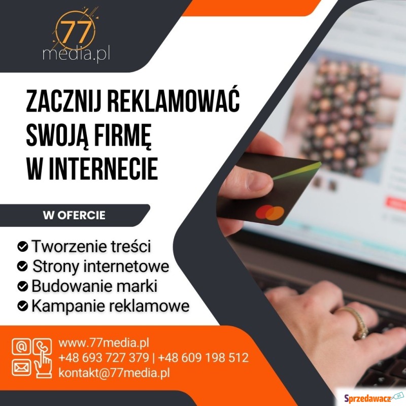 Rozwiń swój biznes w internecie dzięki naszym... - Usługi graficzne, Internet - Wrocław