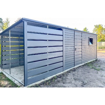 Schowek - Domek ogrodowy 4,5x2,5m + wiata 2m ... - Altany, domki, namioty - Tczew - zdjęcie 3