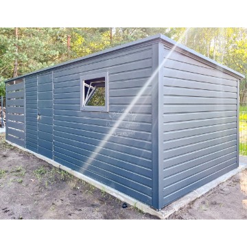 Schowek - Domek ogrodowy 4,5x2,5m + wiata 2m ... - Altany, domki, namioty - Tczew - zdjęcie 4