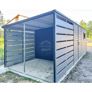 Schowek - Domek ogrodowy 4,5x2,5m + wiata 2m ... - Altany, domki, namioty - Tczew - zdjęcie 6