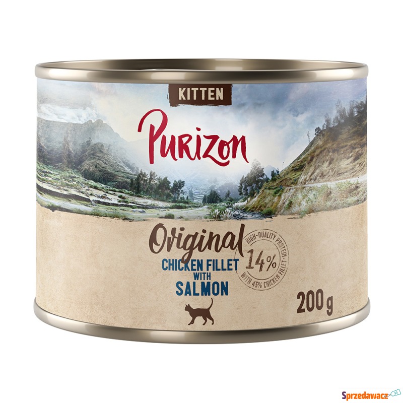 Purizon Original, 12 x 200 g, bez zbóż - Kitten:... - Karmy dla kotów - Sosnowiec