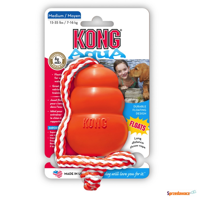 KONG Aqua - M, ok. 8,5 cm - Zabawki dla psów - Szczecin