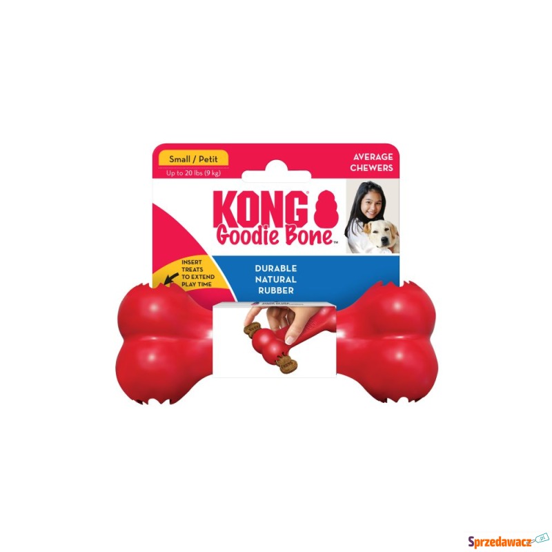 KONG Goodie Bone - S: dł. ok. 13 cm - Zabawki dla psów - Czaplinek
