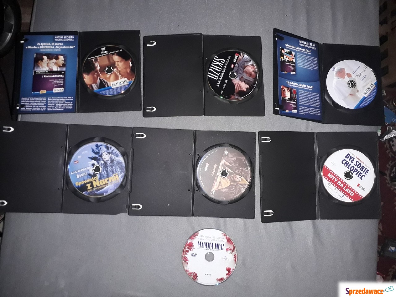 Mały zestaw filmów DVD