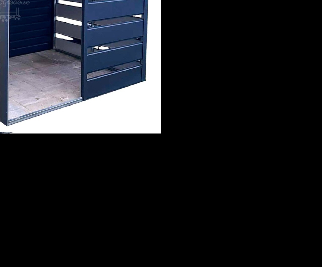Schowek - domek ogrodowy 6x2m +...
