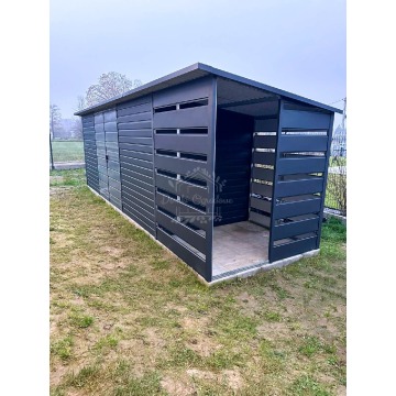 Schowek - domek ogrodowy 6x2m + wiata 1,5m - Brama... - Altany, domki, namioty - Łuków - zdjęcie 6