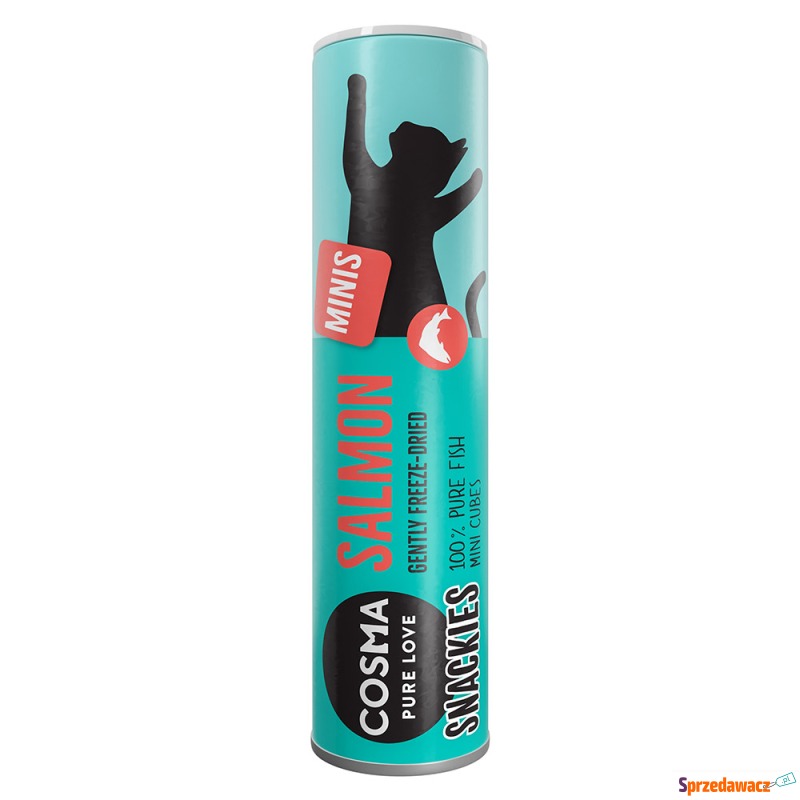 Cosma Snackies Minis - Łosoś, 21 g - Przysmaki dla kotów - Szczecinek