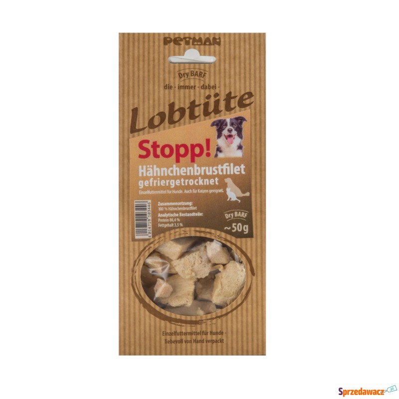 Petman Lobtüte Stopp! Filet z piersi kurczaka... - Przysmaki dla psów - Piła