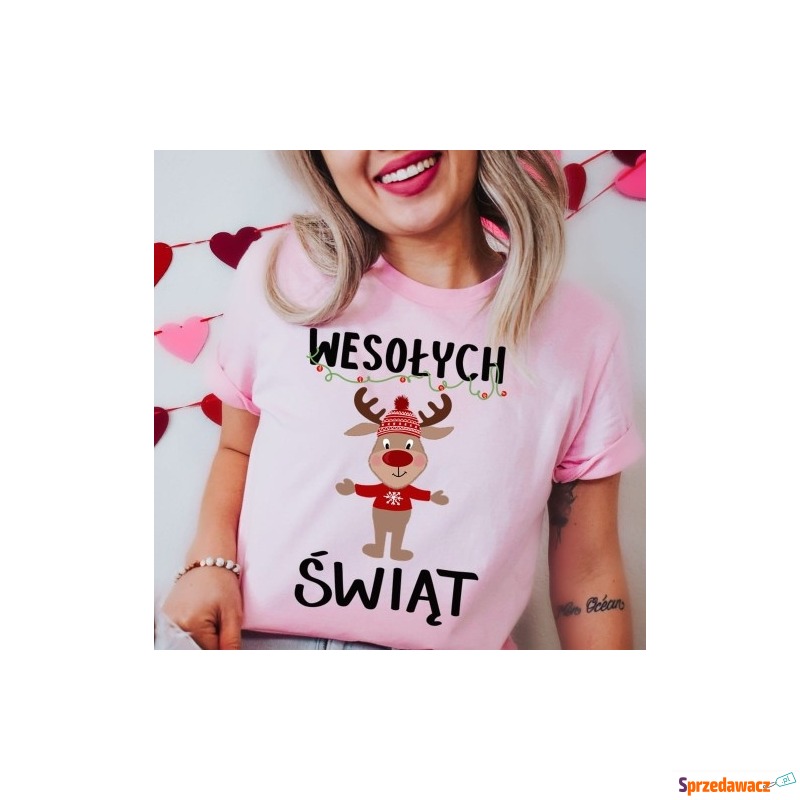 świąteczna koszulka wesołych ś...