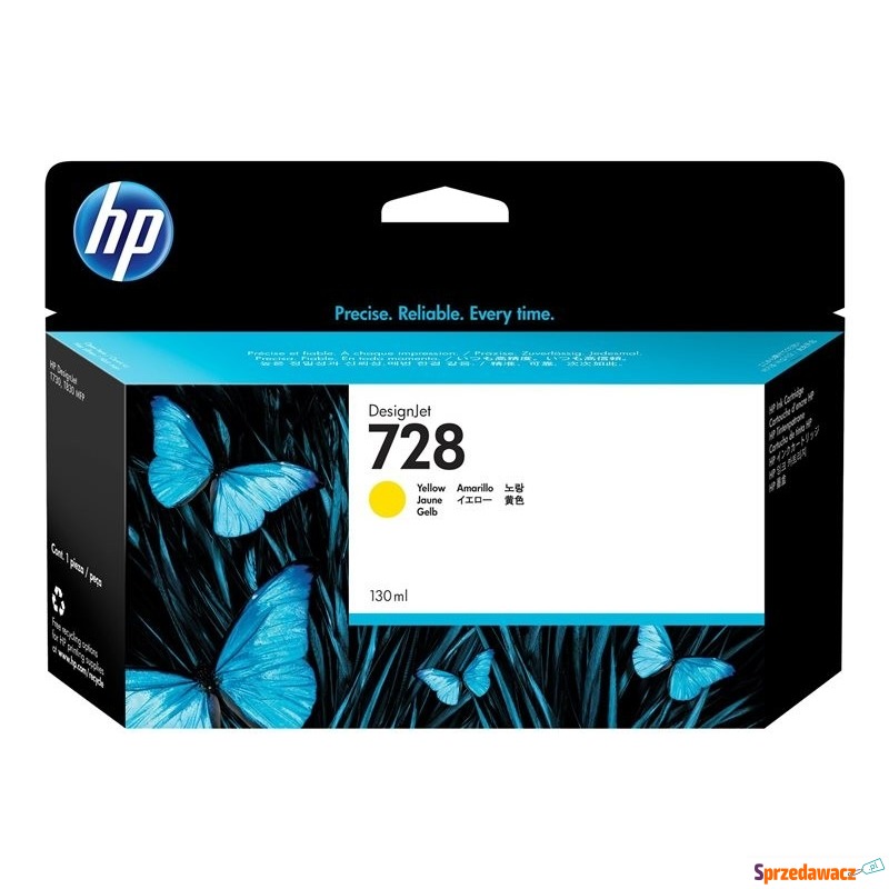 HP Atrament 728 130-ml Yellow...