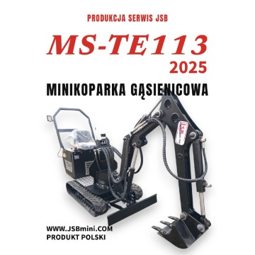 Mini Koparka gąsienicowa MS-TE113 JSB - Nowa 2025 - Pozostałe art. ogrodnicze - Toruń - zdjęcie 2