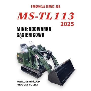 Mini Ładowarka gąsienicowa MS-TL113 JSB - Nowa... - Pozostałe art. ogrodnicze - Toruń - zdjęcie 2