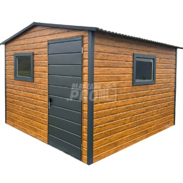 Schowek  domek ogrodowy 3x3m  2x okno  drewnopodobny Dwuspad GP448