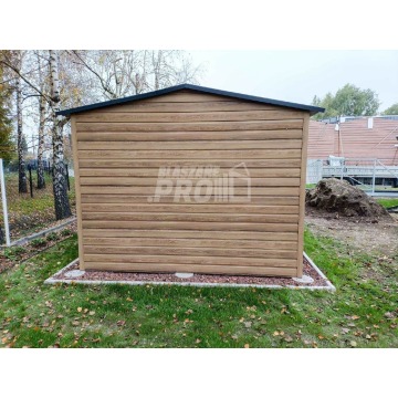 Garaż blaszany 3x6m - Brama uchylna  Drewnopo... - Altany, domki, namioty - Rzeszów - zdjęcie 2