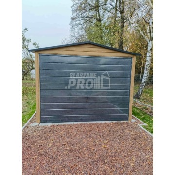 Garaż blaszany 3x6m - Brama uchylna  Drewnopo... - Altany, domki, namioty - Rzeszów - zdjęcie 3