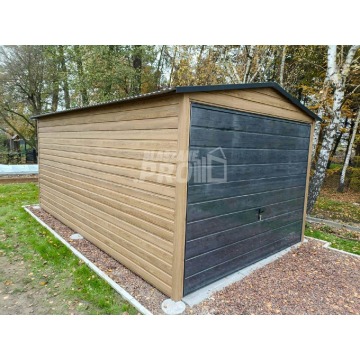 Garaż blaszany 3x6m - Brama uchylna  Drewnopo... - Altany, domki, namioty - Rzeszów - zdjęcie 4