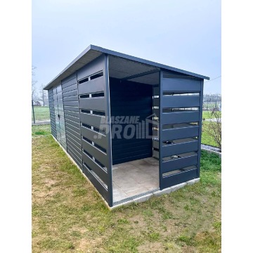 Schowek - domek ogrodowy 6x2m + wiata 1,5m An... - Altany, domki, namioty - Częstochowa - zdjęcie 3